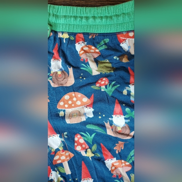 Little Sleepies Forest Gnomes Womens Pajama Pants Size Small - Picture 2 of 3